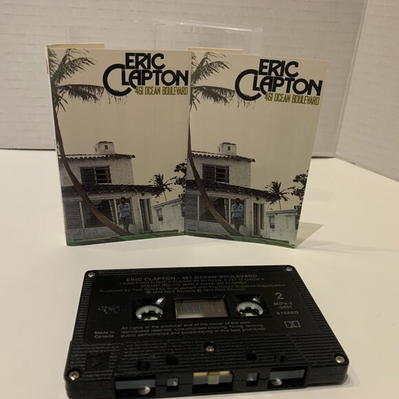 Eric Claptons 461 Ocean Bouevard Cassette 1974 RSO Records M1P4-1-9451 Canada - Picture 8 of 11